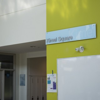 TanenbaumCHAT's Kimel Square identity sign