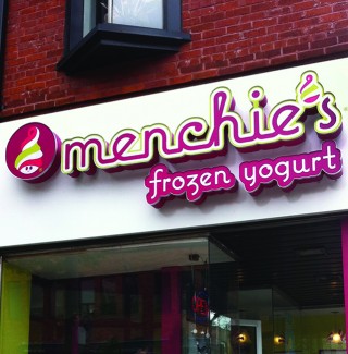 Menchie's Fascia Sign